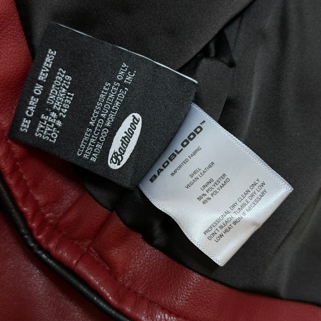 BADBLOOD 91 크롭 모터사이클자켓 상품이미지9