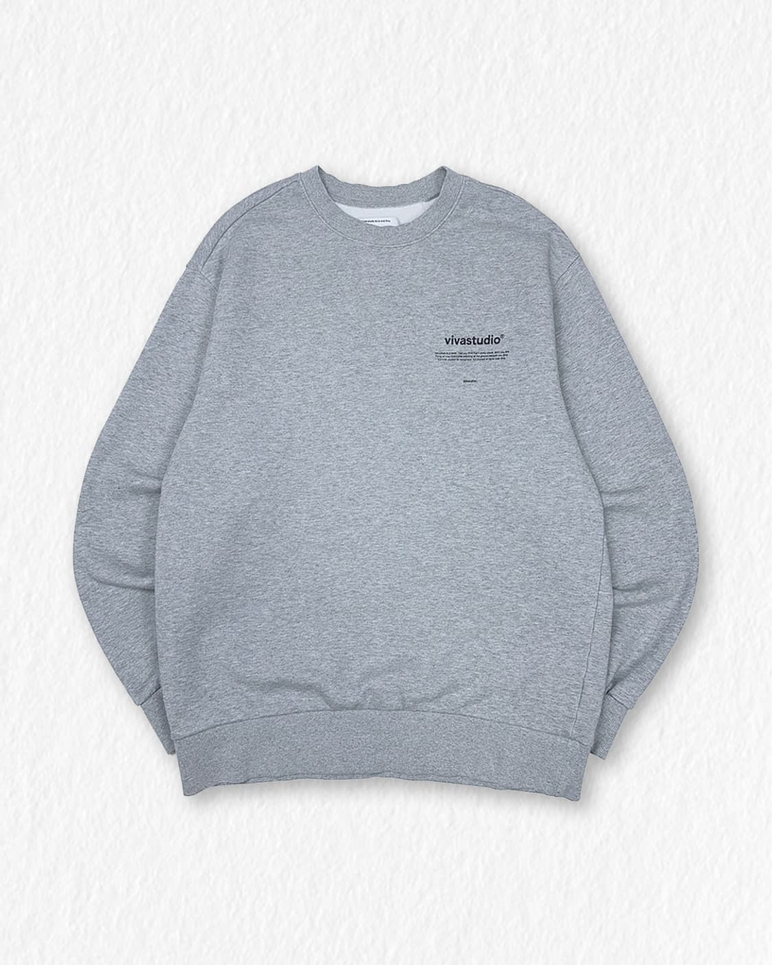 비바스튜디오 맨투맨 그레이 상품이미지1
