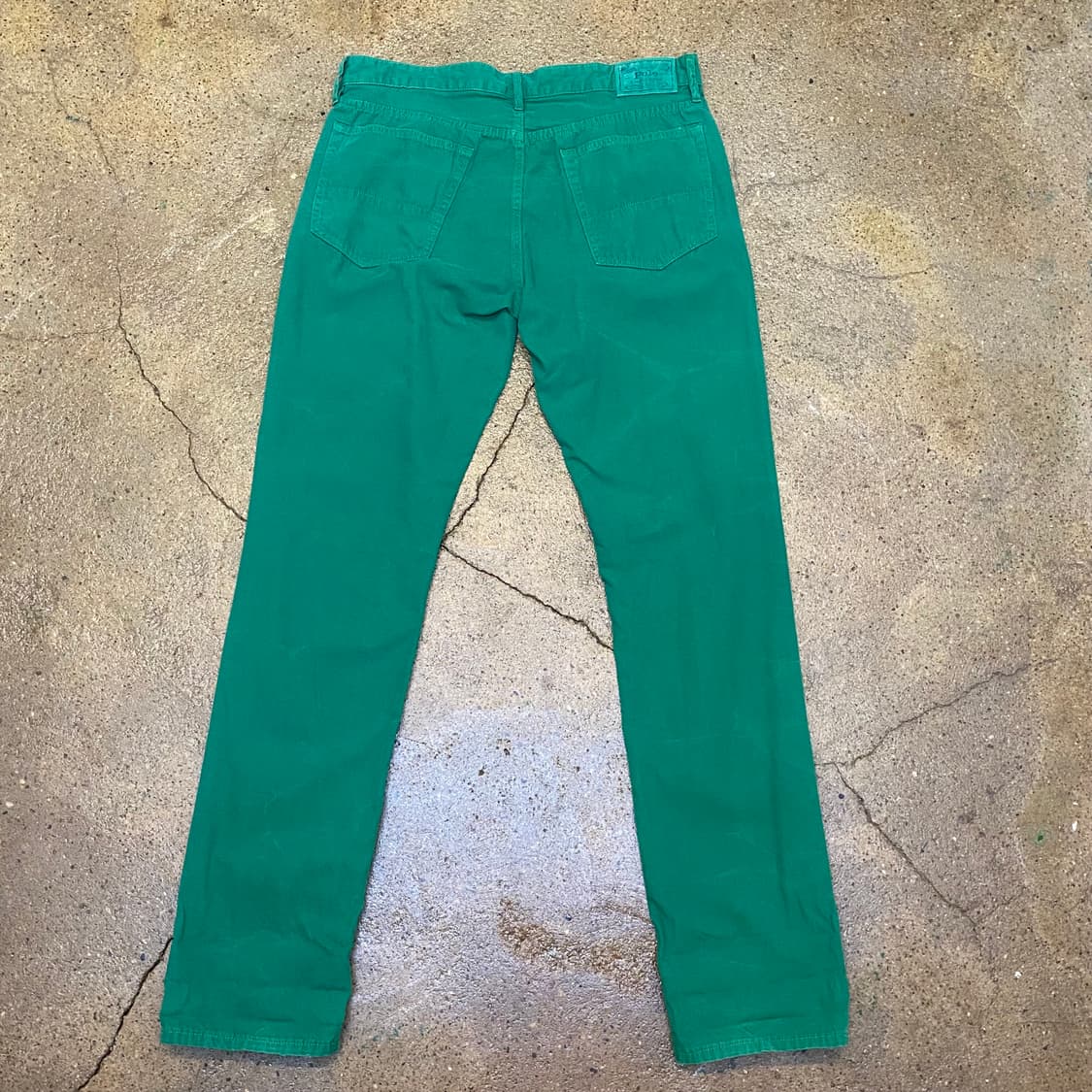 USA 미국 빈티지 폴로 그린 색상 바지 면바지 팬츠 상품이미지6