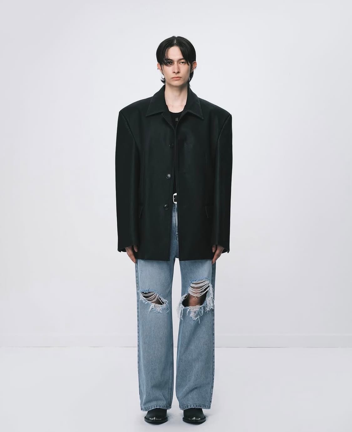 Noice texas lether jacket 상품이미지2