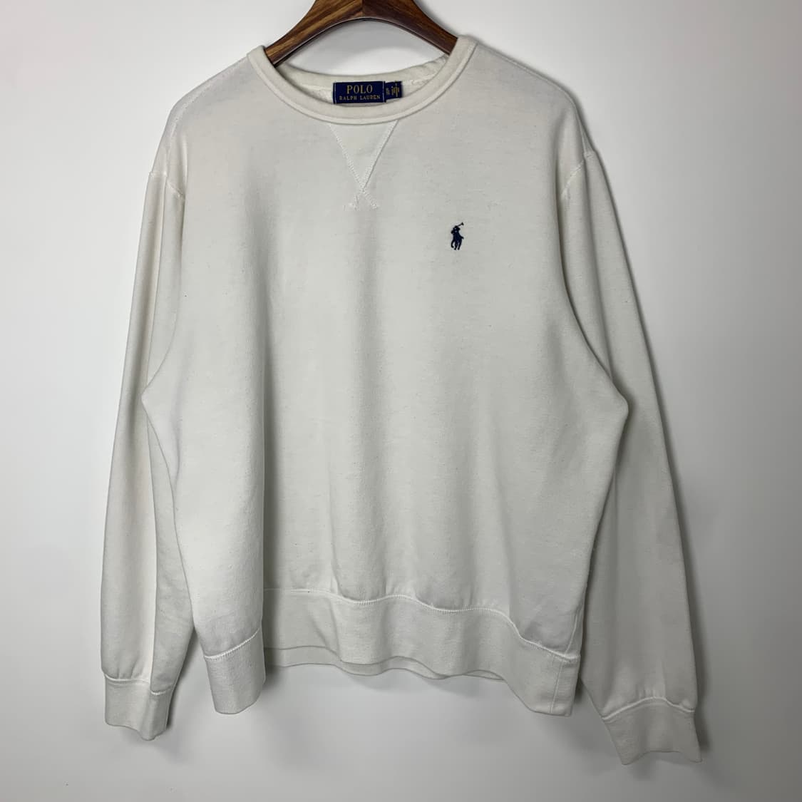 폴로 랄프로렌 신형 화이트 맨투맨 상품이미지2