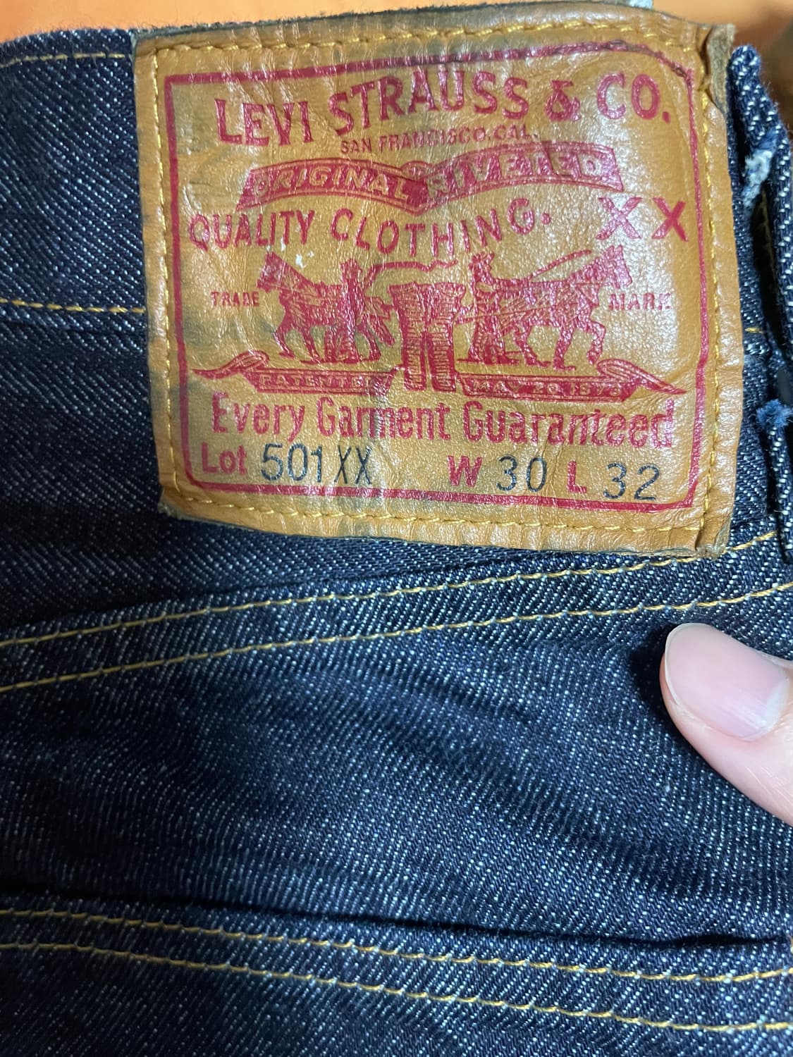 LVC 리바이스 47501 린스드 30사에즈 상품이미지3