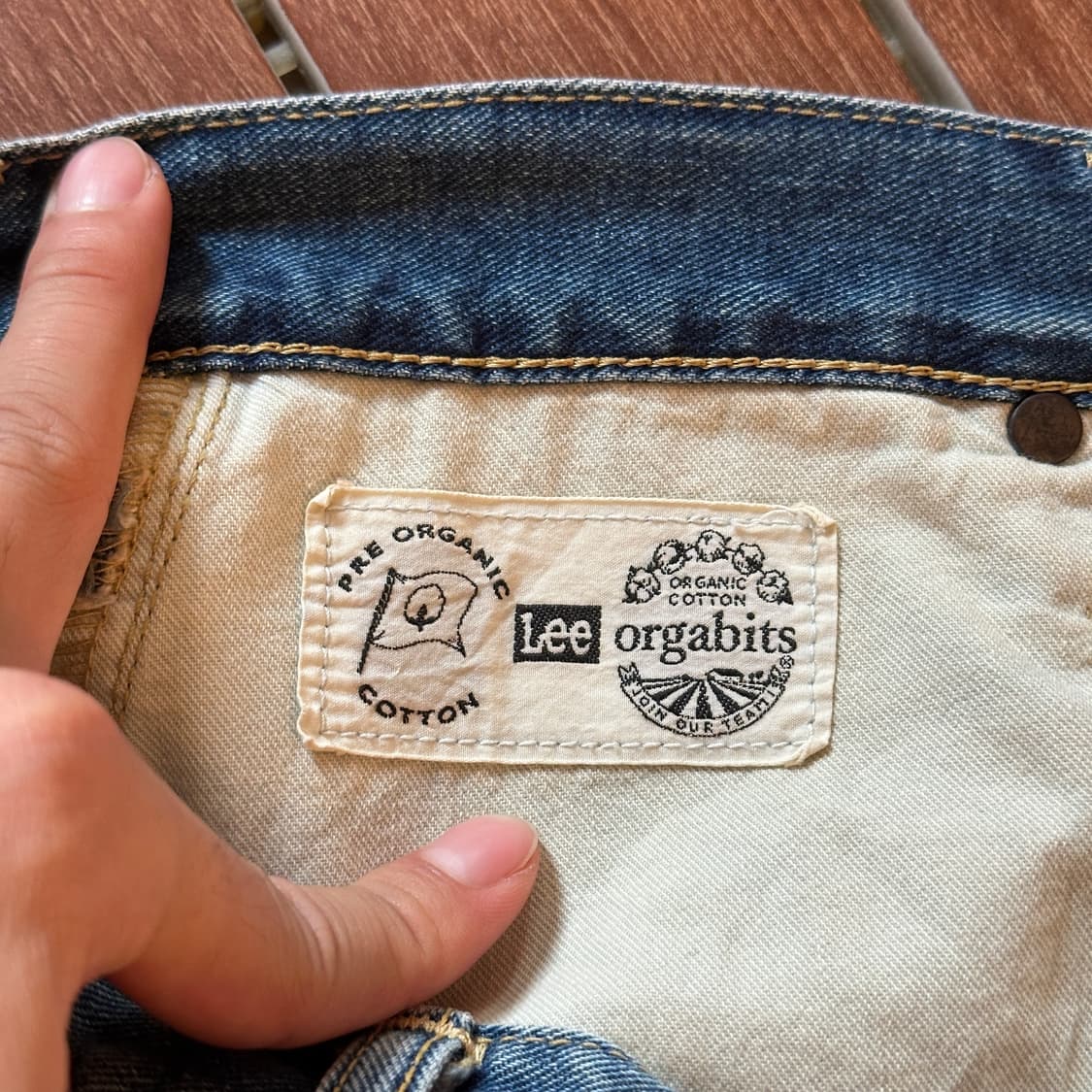 Lee baggy half denim pants 상품이미지8