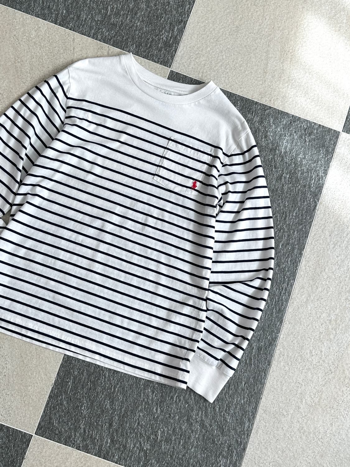 폴로 랄프로렌 스트라이프 포켓 롱슬리브  상품이미지6