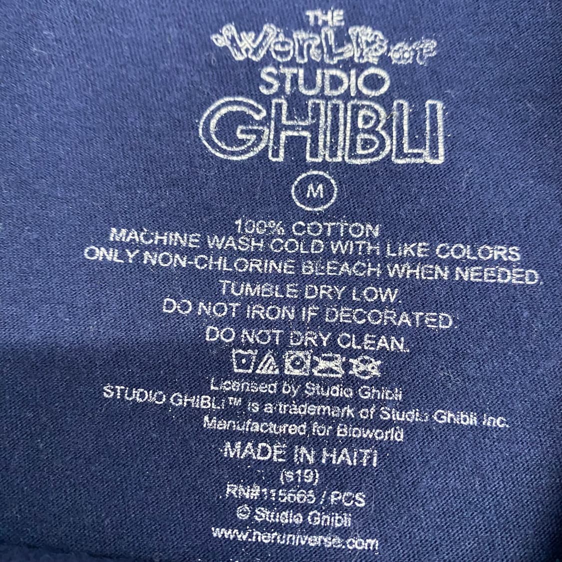 지브리 라퓨타 오피셜 애니메이션 티셔츠 상품이미지3