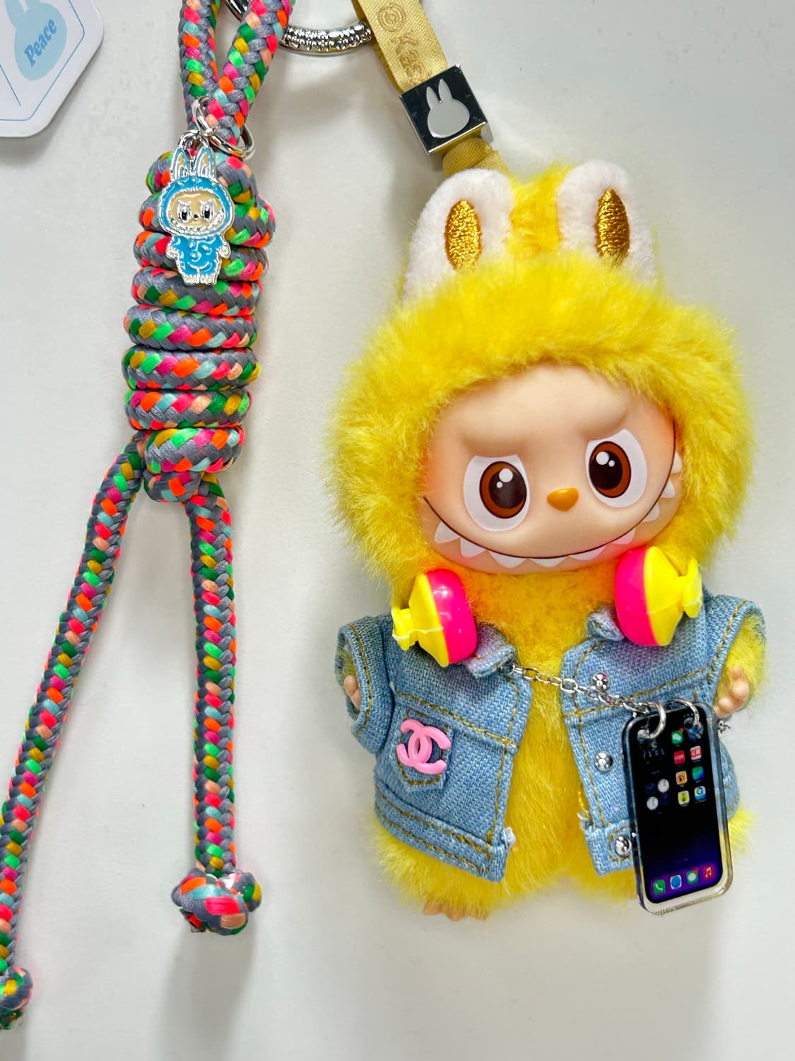 🙊미니라부부 내 마음속 비밀번호”P”커스텀키링 상품이미지2