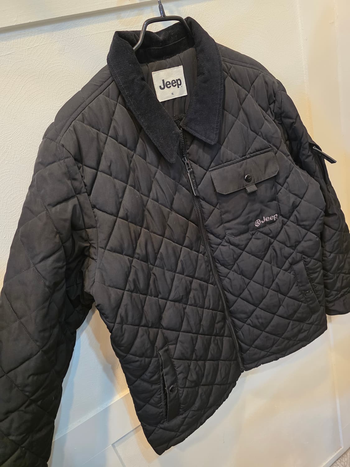 Jeep 블랙 퀼팅 자켓 XL사이즈 상품이미지3