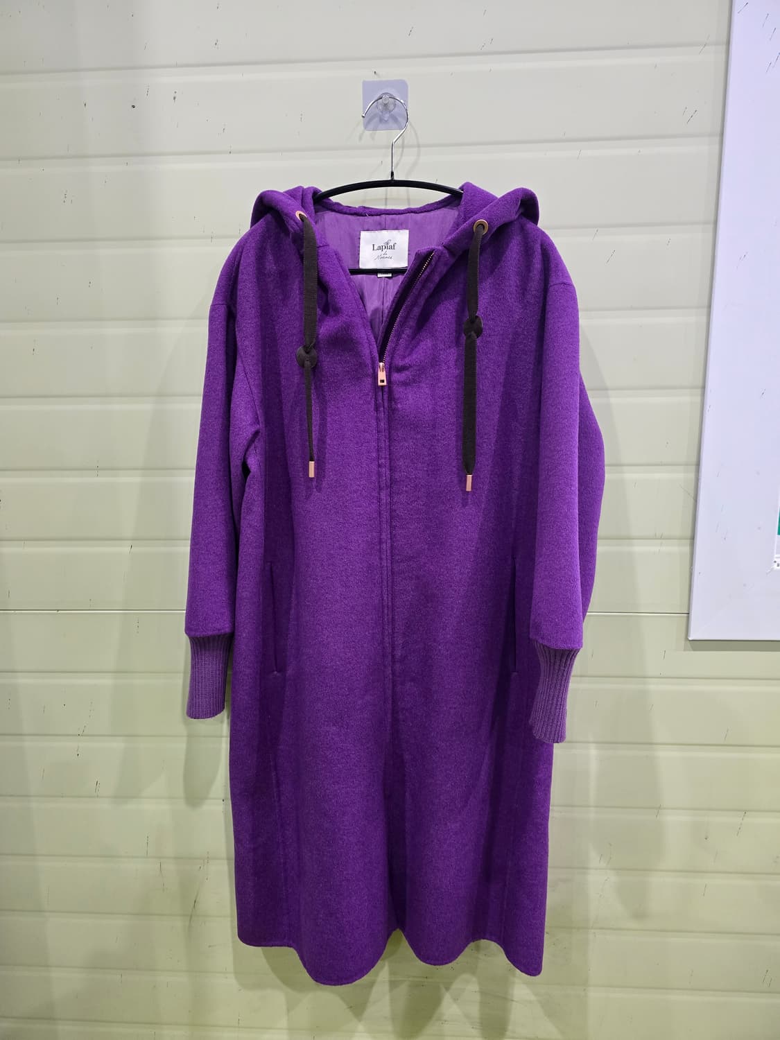 Laplaf 라플라프 퍼플 후드 코트 상품이미지1