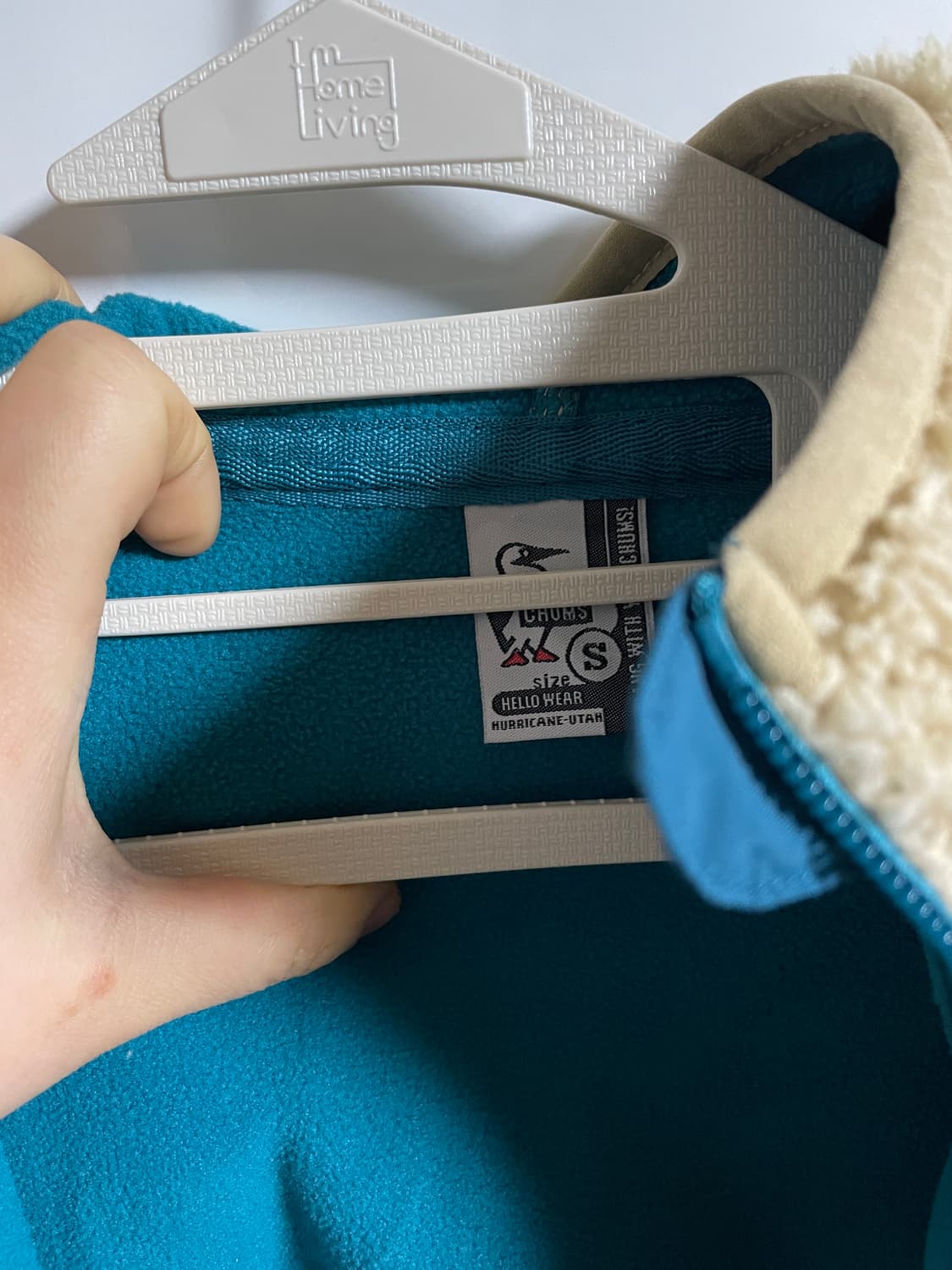 첨스 본딩 플리스 집업 자켓 남녀공용 상품이미지4