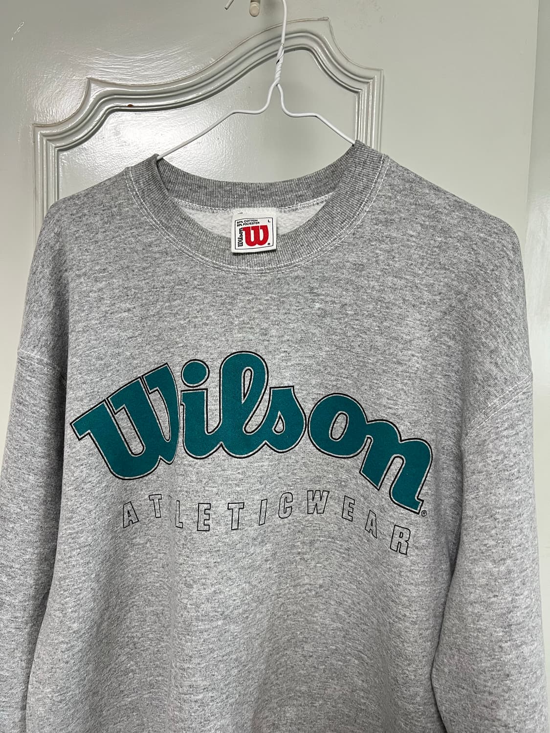 Wilson 윌슨 빈티지 맨투맨 그레이 Made in USA L (XL) 상품이미지2