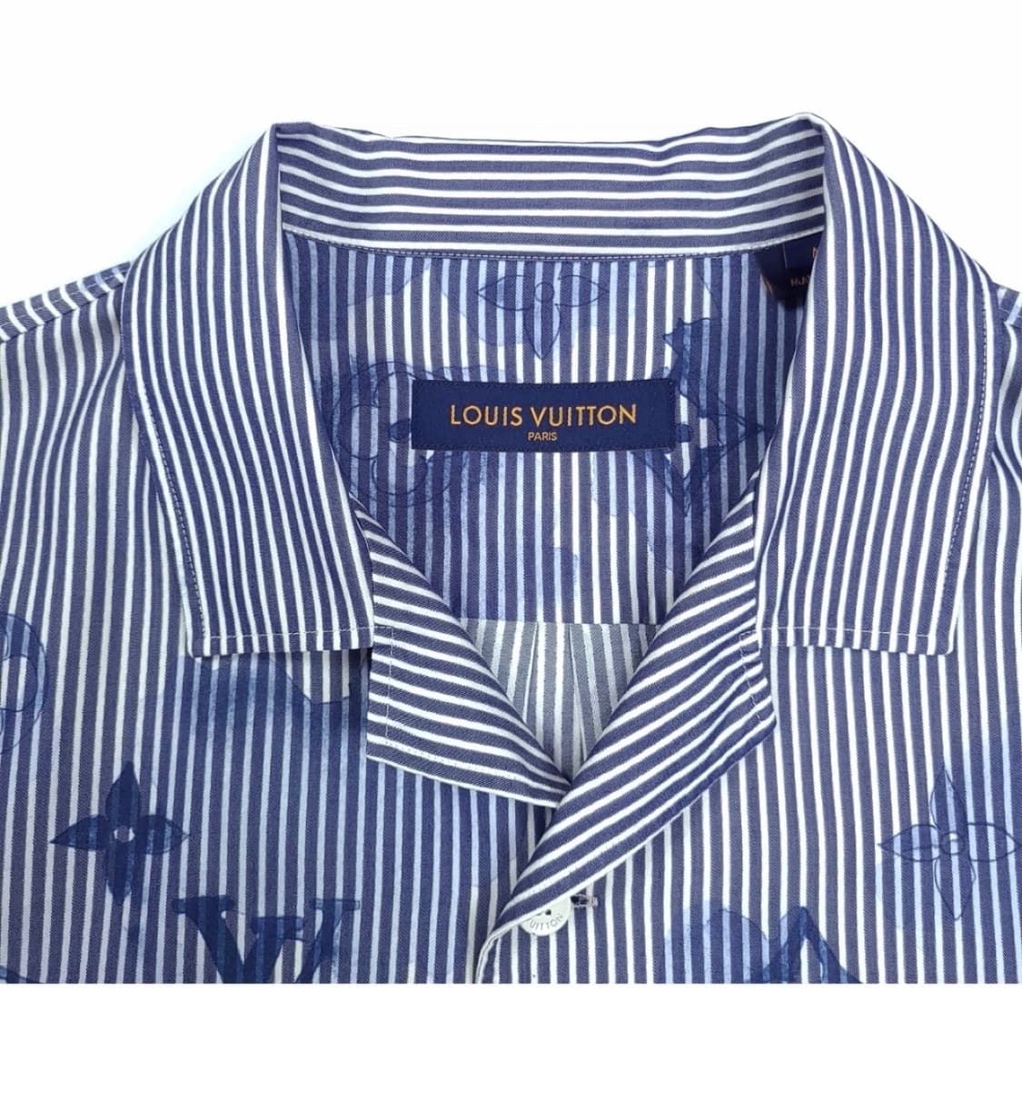 루이비통 워터컬러 파자마 셔츠 블루 급매 상품이미지3