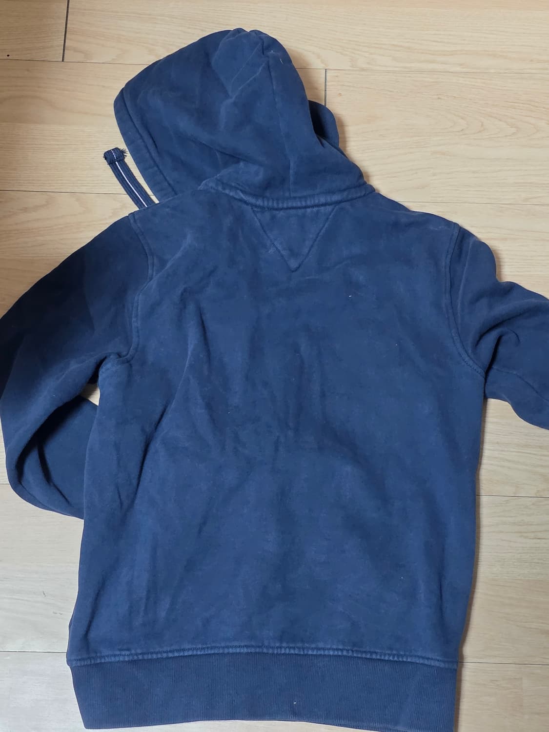 타미힐피거 기모 후드집업 네이비  상품이미지3
