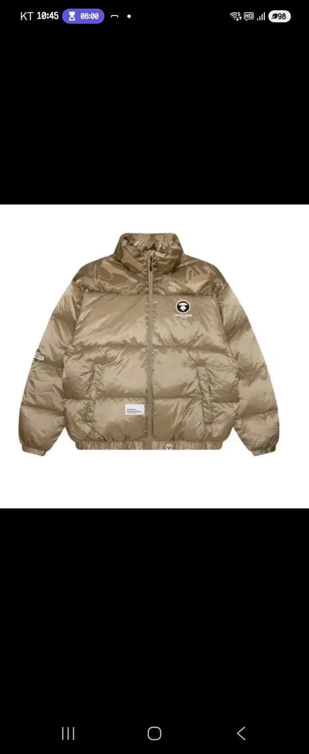 AAPE 나우 다운 패딩 다크 베이지*에이프 패딩 베이프 상품이미지1