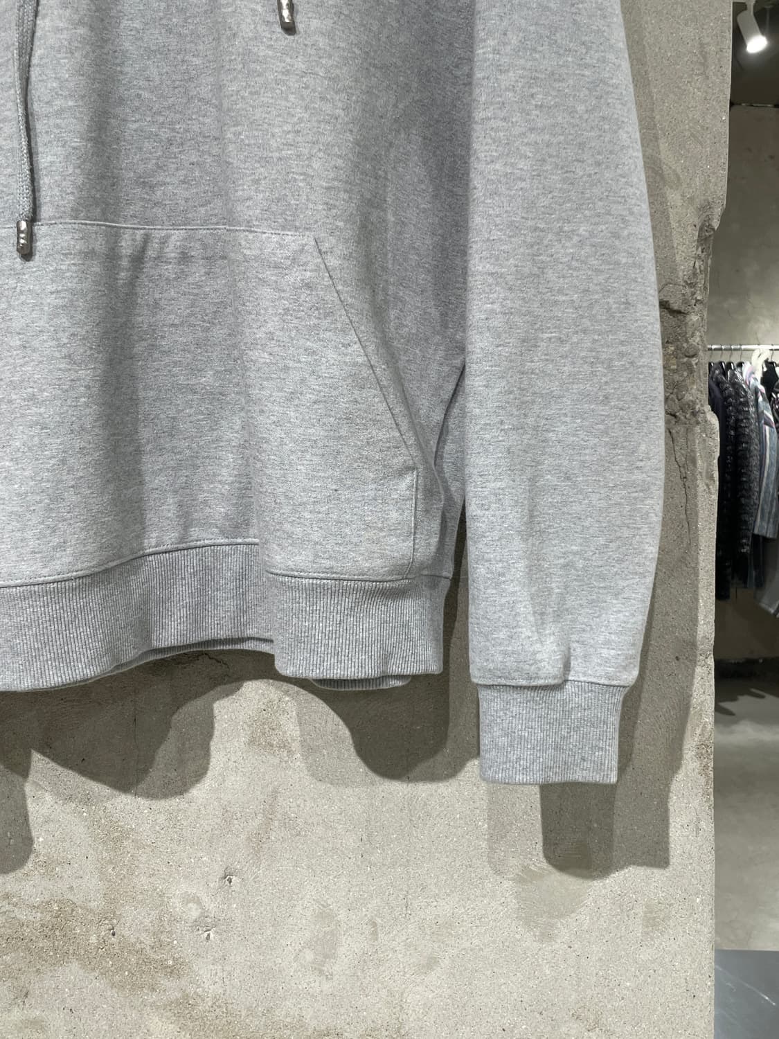 아더에러 20F/W 멜란지 그레이 마스크 후디 상품이미지5