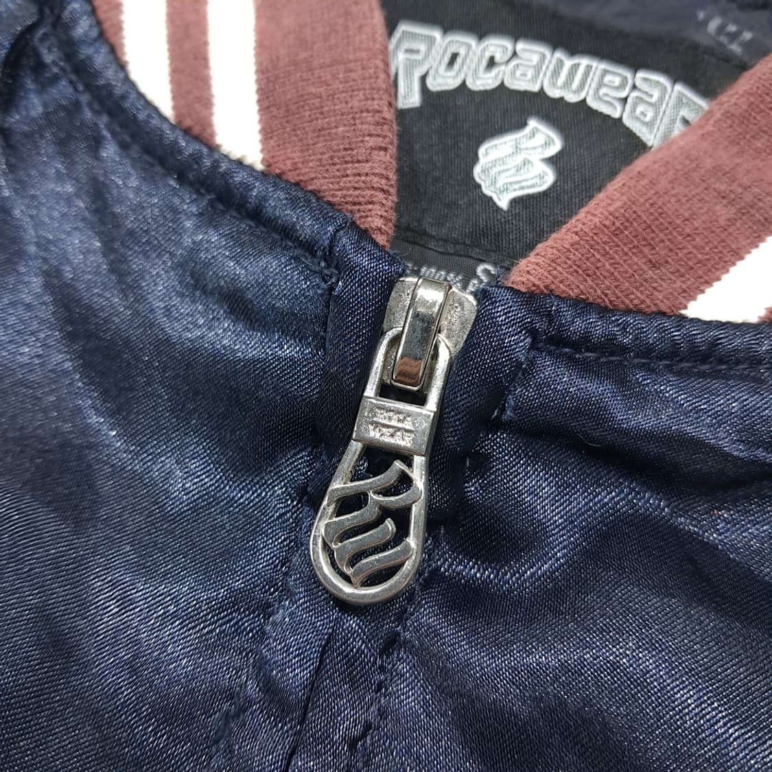 CL937 S 로카웨어 00s 한국판 새틴 바시티자켓 상품이미지4