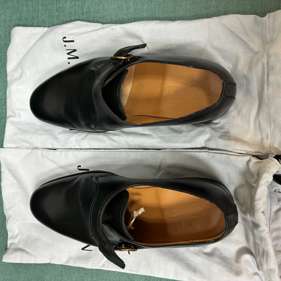 Simple Buckle 231 Derby Black Boxcalf 상품이미지4