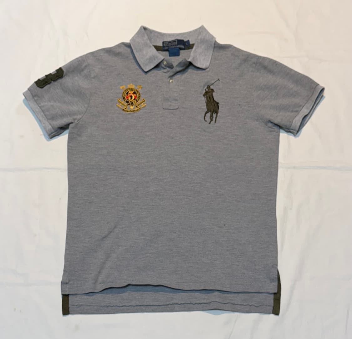 폴로 랄프로렌 빅포니 금장 치프키프 카라티 그레이 상품이미지1