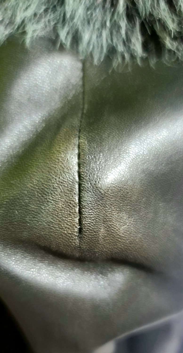 90s 슬림핏 하프 퍼코트 양가죽 44~55 상품이미지10