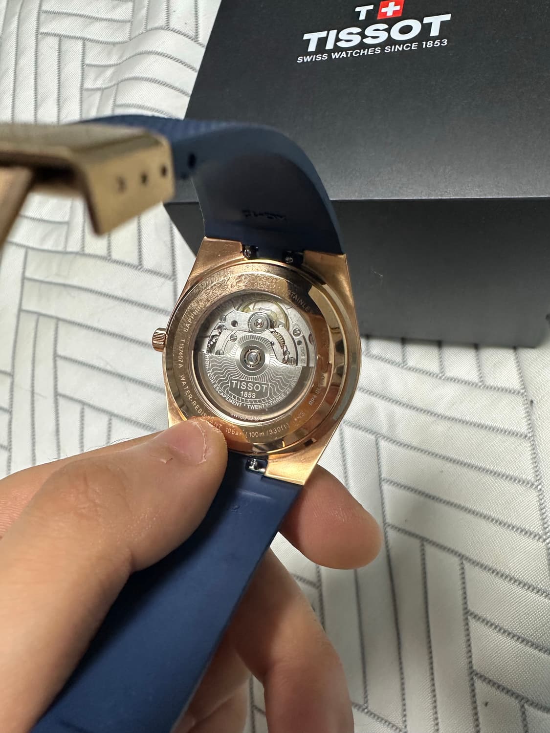 티쏘prx 신형 파워매틱 80 로즈골드 40mm 상품이미지3