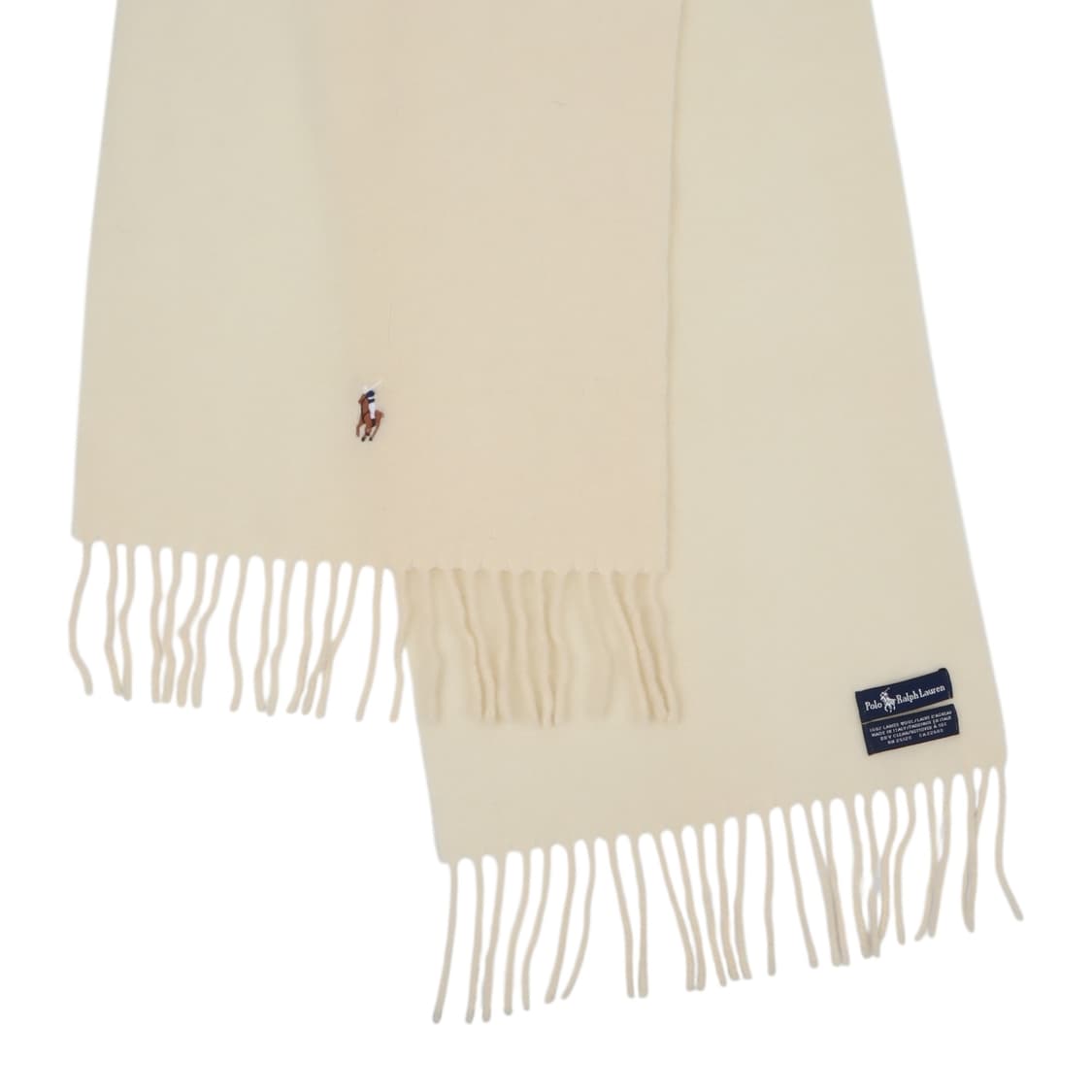 폴로 랄프로렌 아이보리 램스울 머플러 상품이미지5
