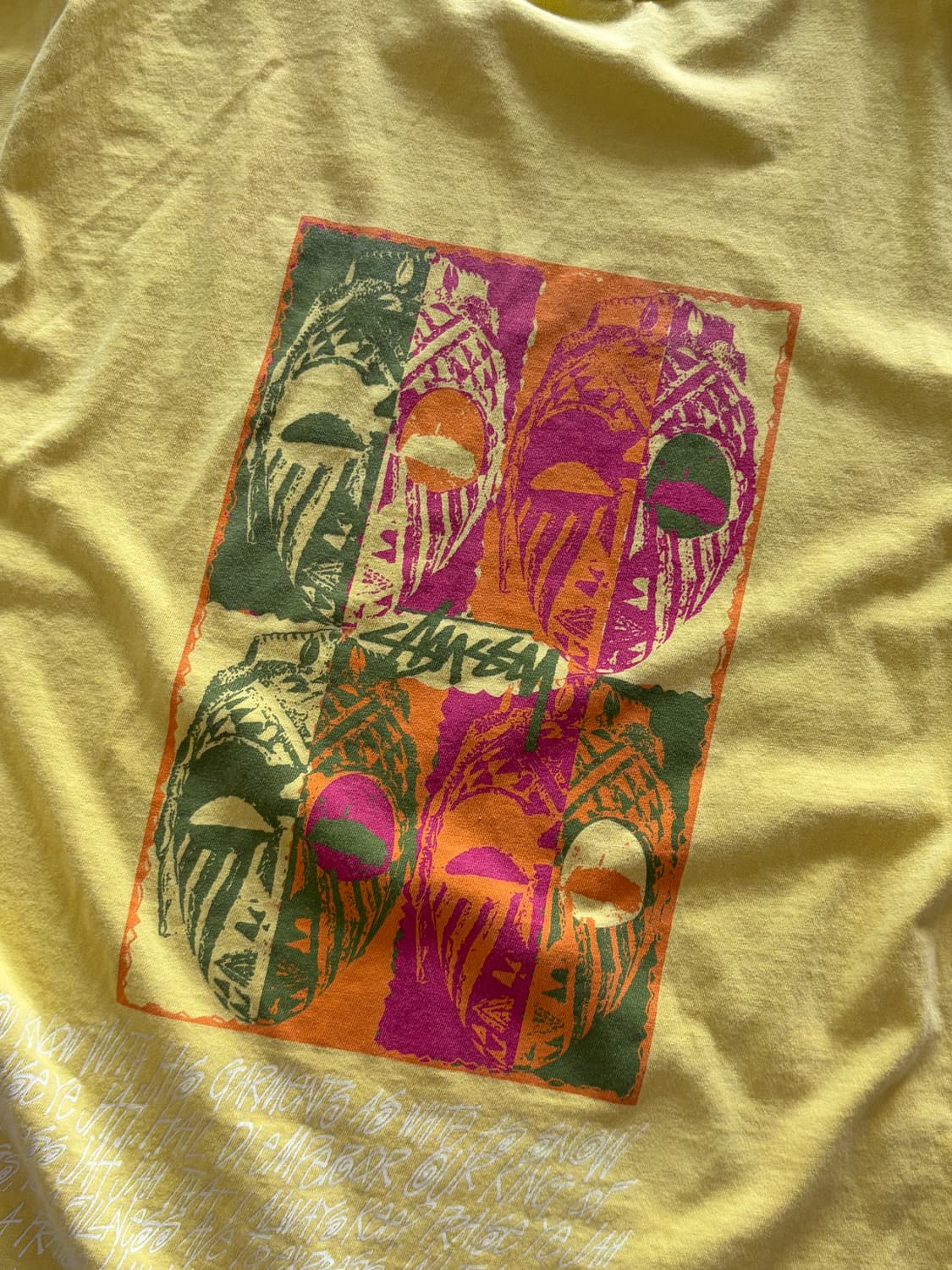 stussy 스투시 인디언 프린팅 반팔티 M (95-100) 상품이미지3