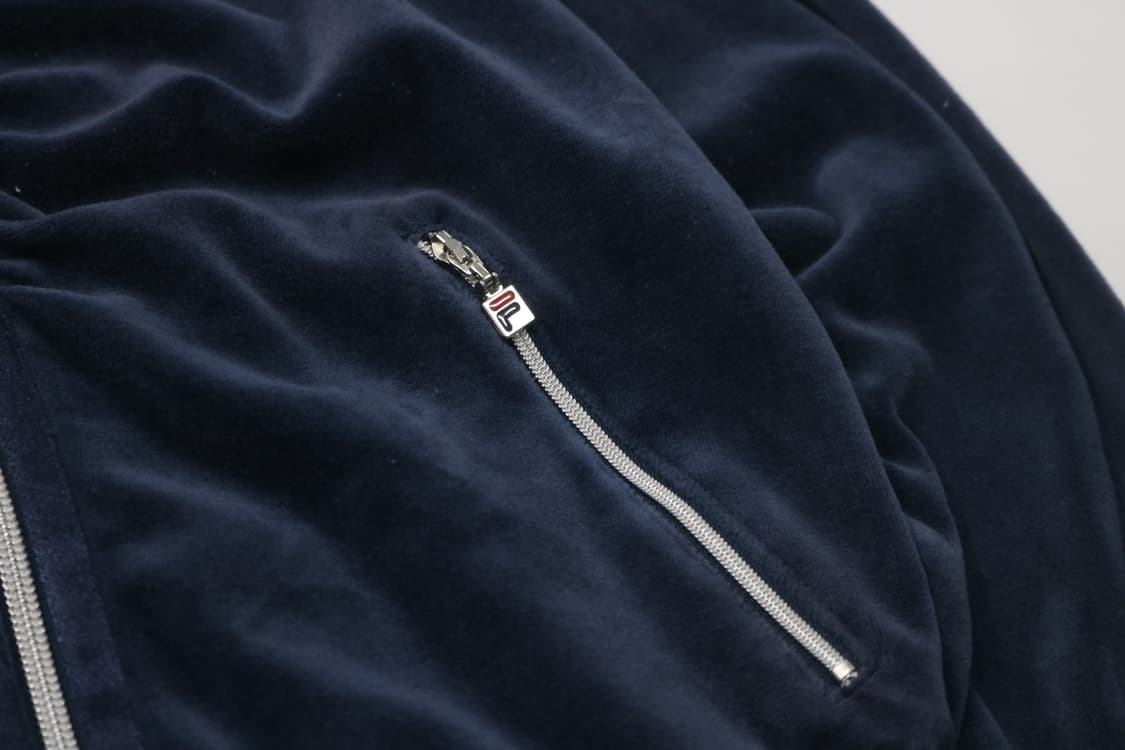 일본 휠라 벨벳 집업 져지 상품이미지7