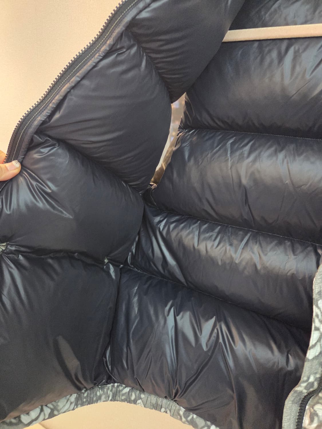 디스이즈네버댓 플라워 그레이 패딩 베스트 상품이미지6