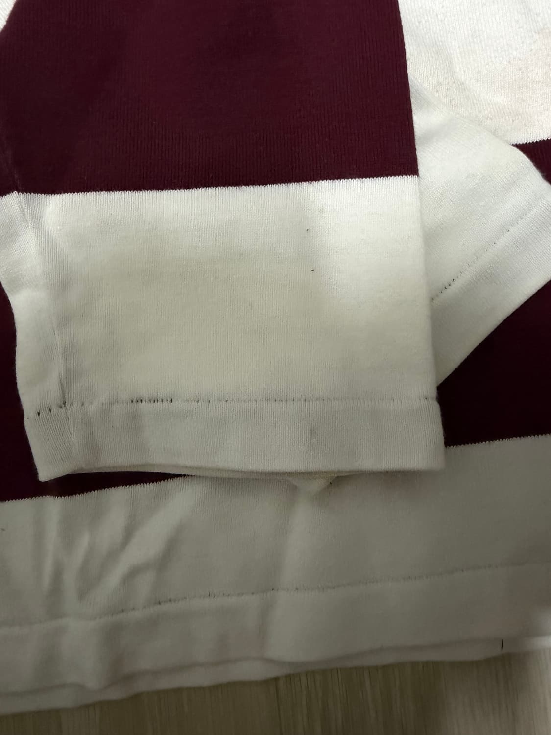 엣라코 버건디 보더티44 상품이미지5