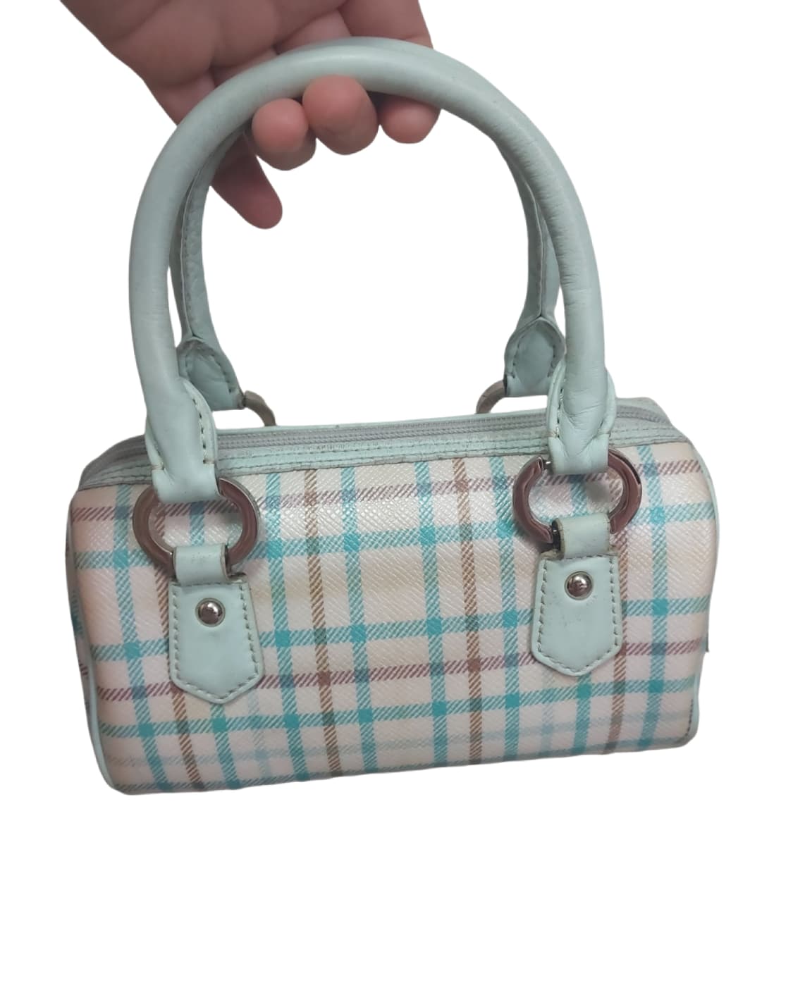 닥스 민트 체크 미니백 Y2K  상품이미지4