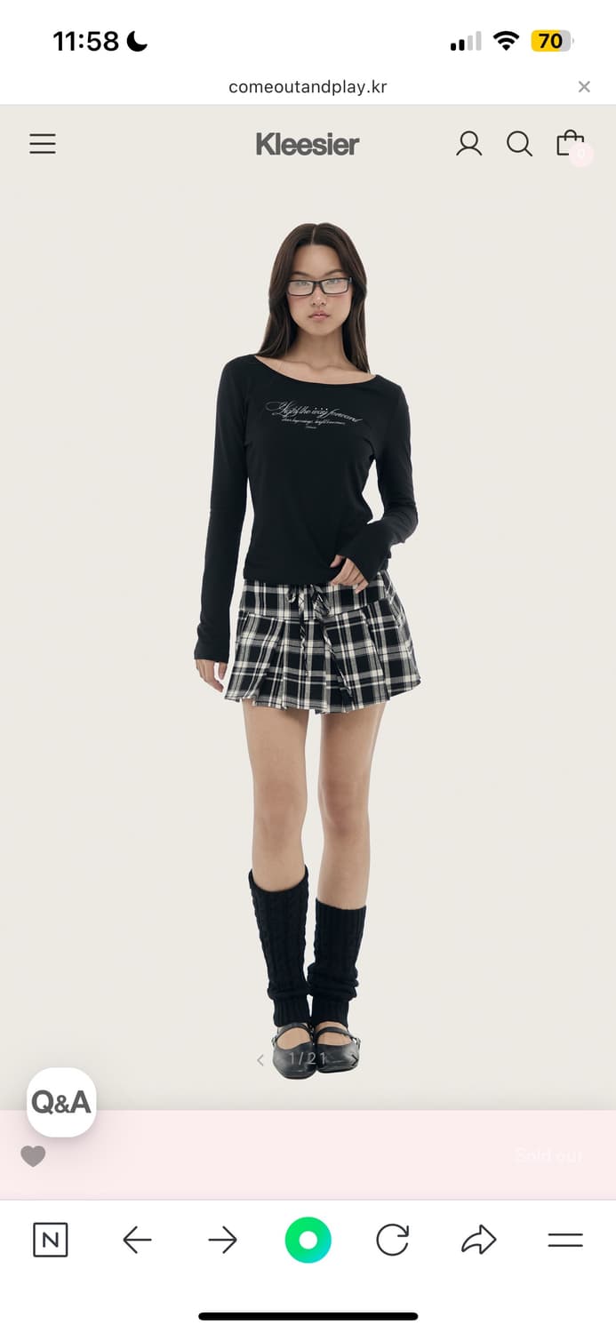 구해요) 클리시어 클린 클럽 레터탑 티셔츠 kleen club 상품이미지1