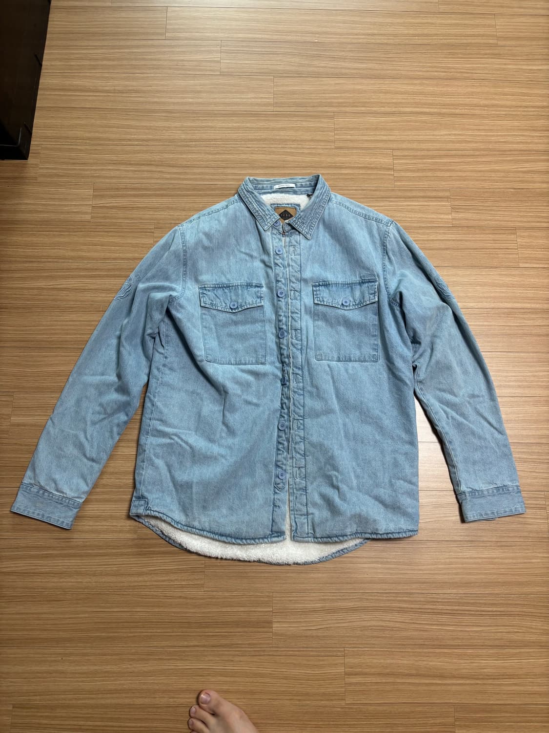 뉴질랜드 TCSS 기모 데님 셔츠 상품이미지1