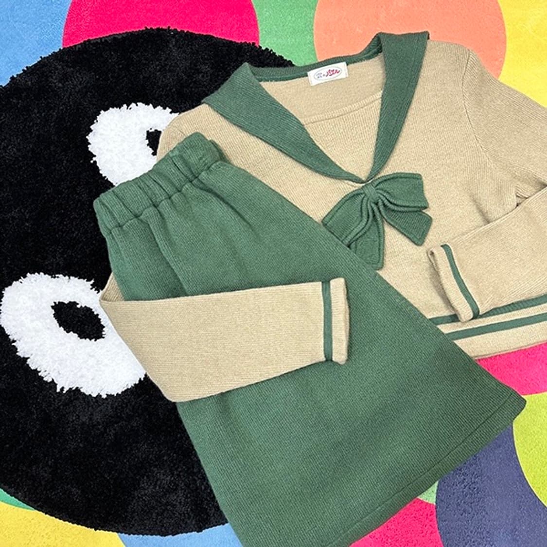 니트 세라복 셋업 상품이미지1