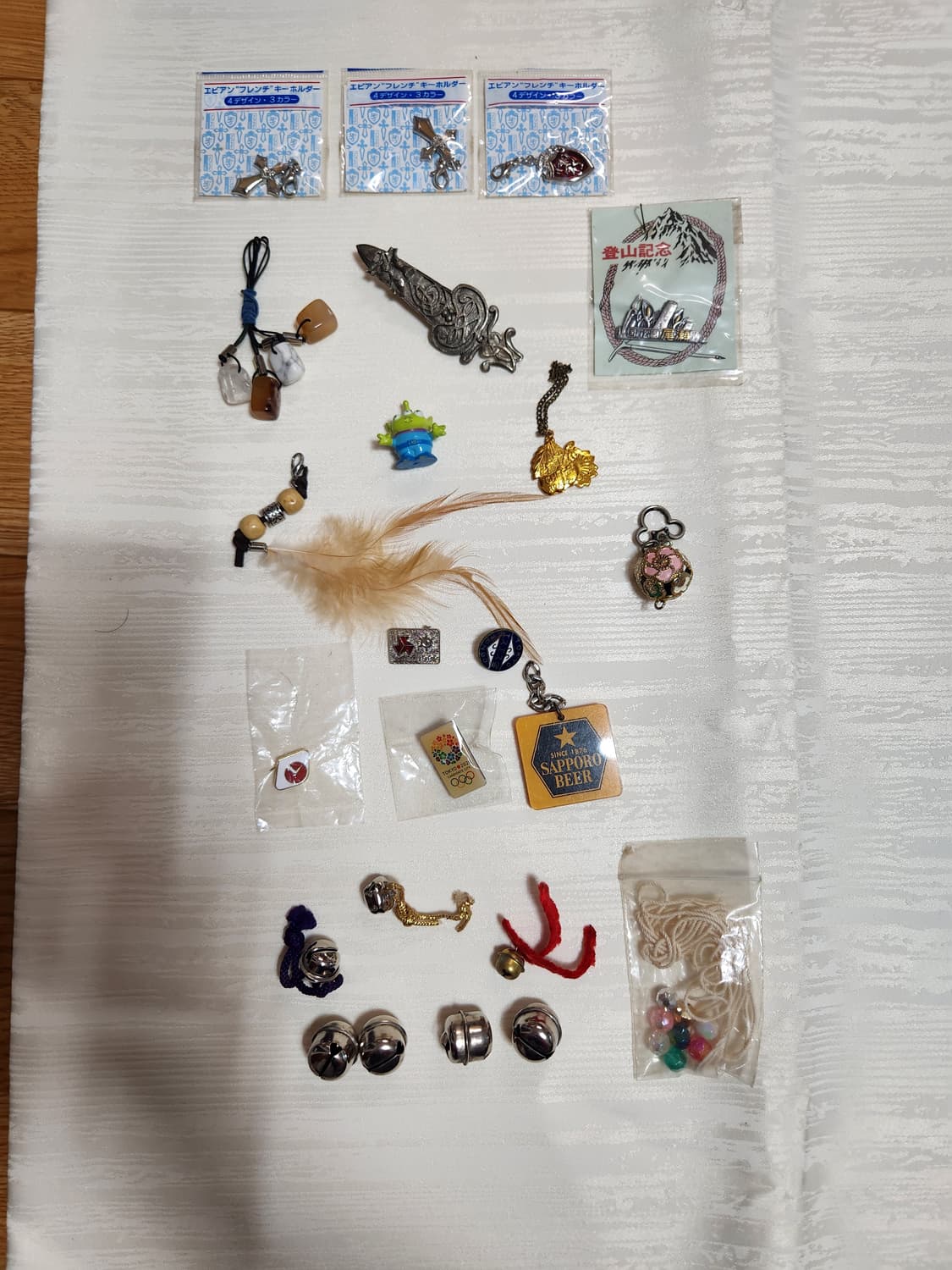 일본여행 키링/열쇠고리/에비앙/삿포로/기념품 모음 상품이미지1