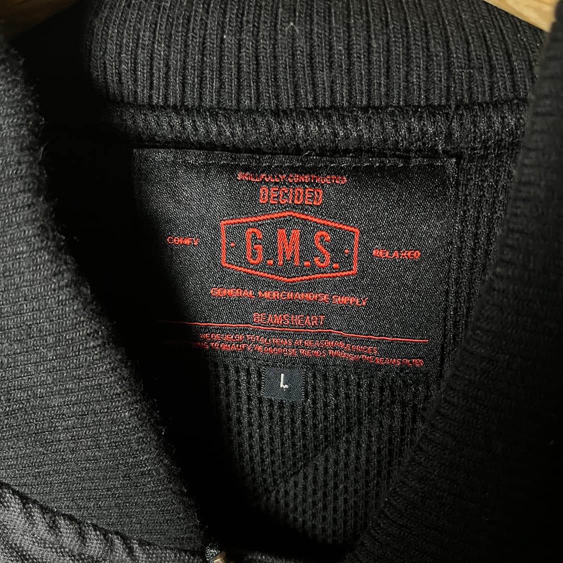 [Beams heart] 빔즈 하트 캔버스 집업 베스트 상품이미지5