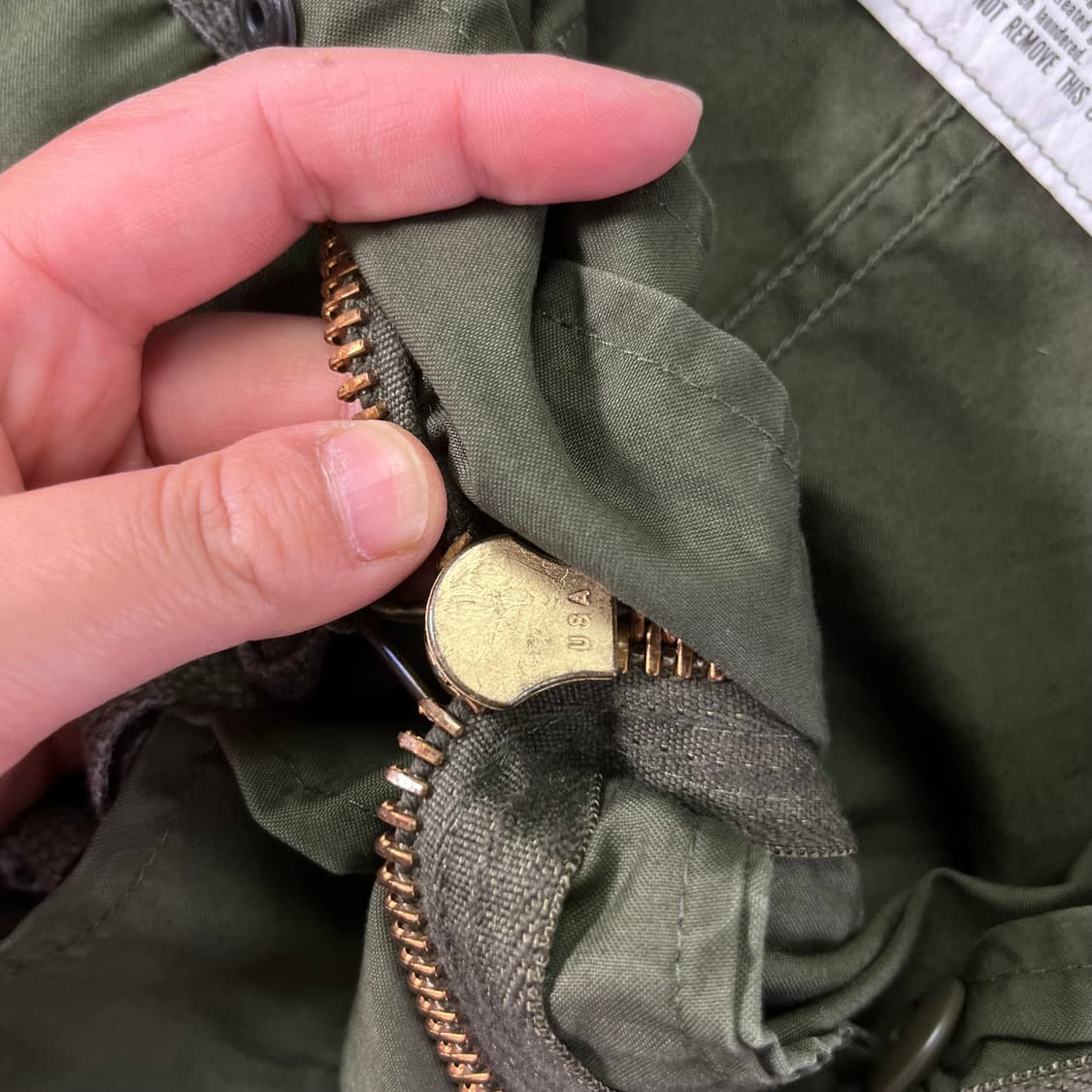 100 미군 오리지날 피쉬테일 개파카 m65 상품이미지4