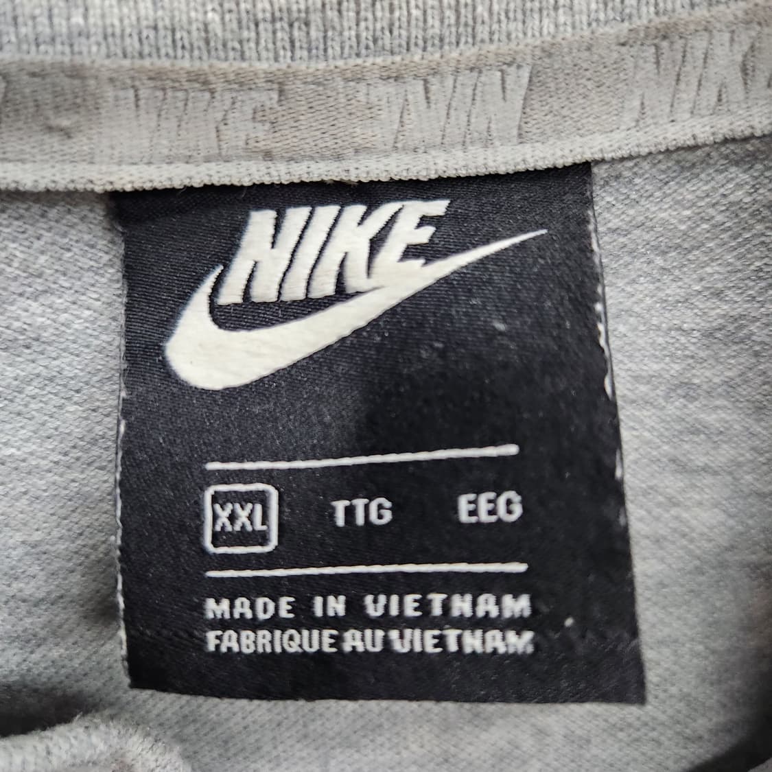 나이키 로고자수 반팔카라 XXL(XL) 상품이미지5