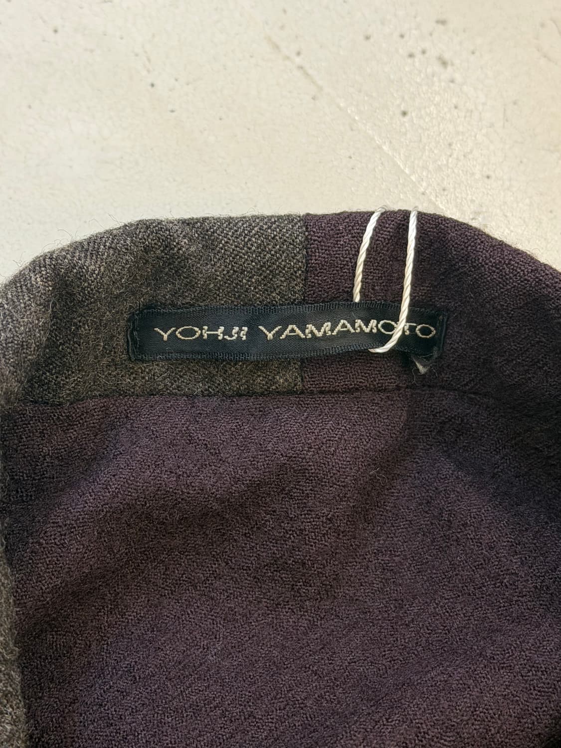 요지 야마모토 × 와이지 포맨 비대칭 패치워크 블레이저 상품이미지3