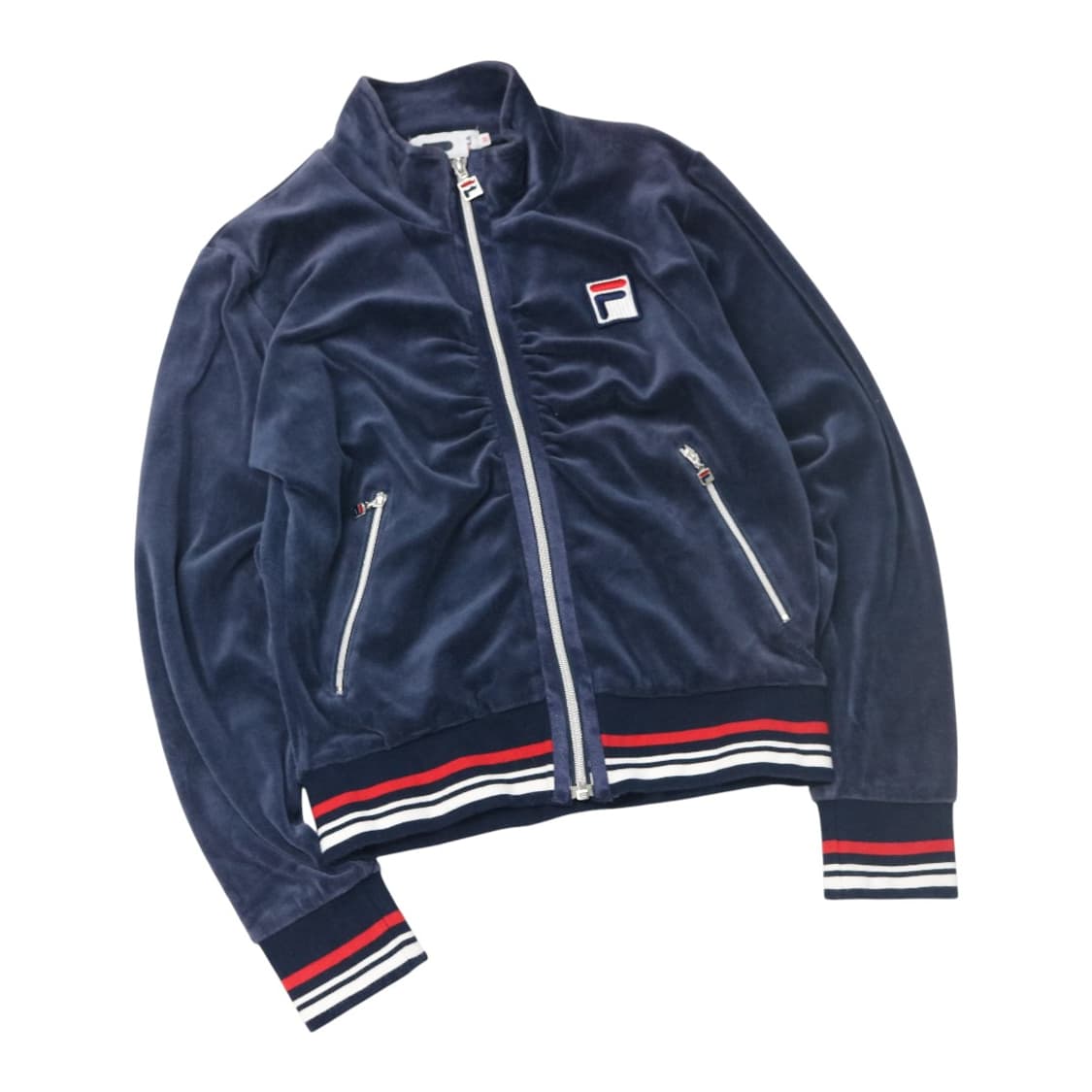 일본 휠라 벨벳 집업 져지 상품이미지1