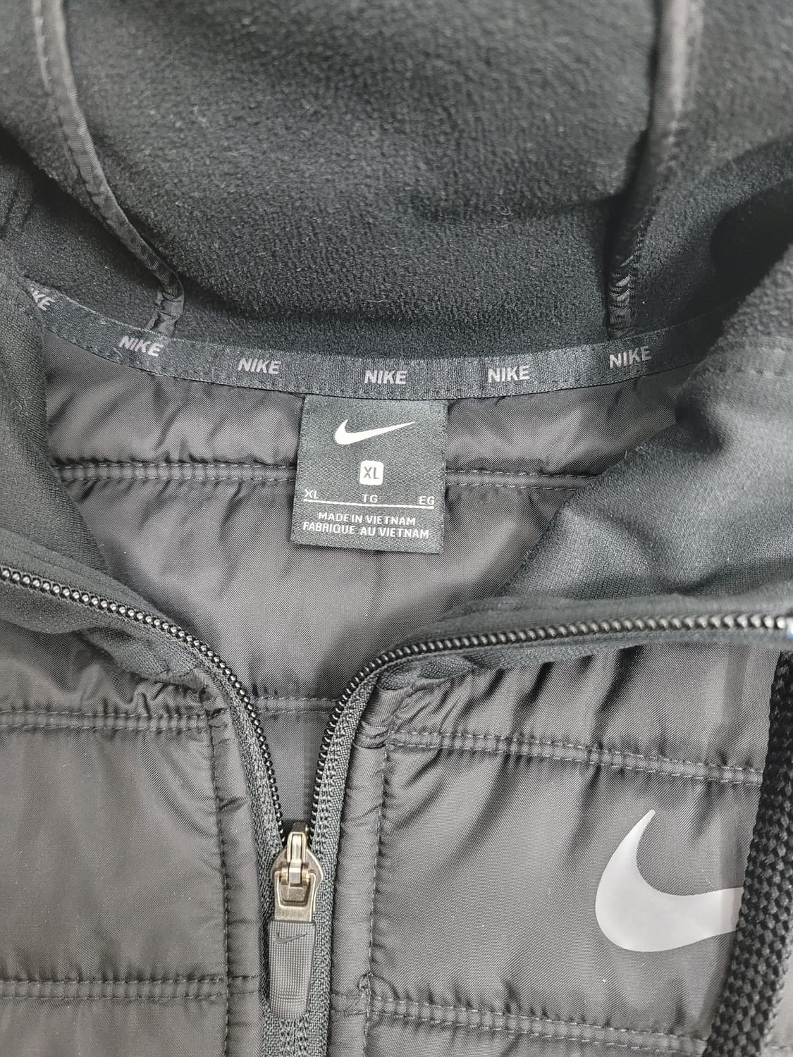 NIKE 나이키 써마 원터라이즈 풀집 후디 경량 패딩 / 남 XL
 상품이미지6