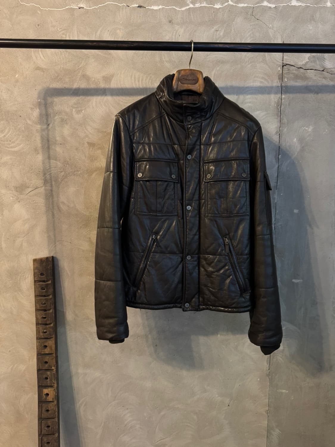 BALLY 발리 램스킨 레더 필드 자켓 100 상품이미지10