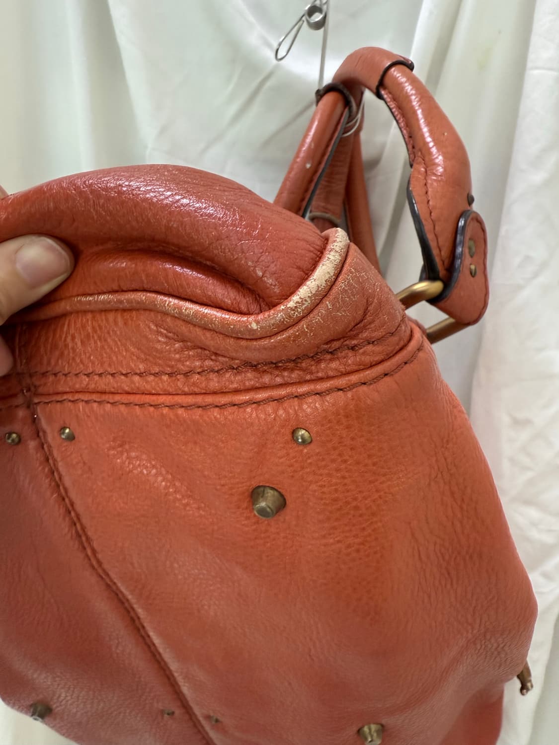 A+ ) 끌로에 패딩턴백  레드브라운 상품이미지4