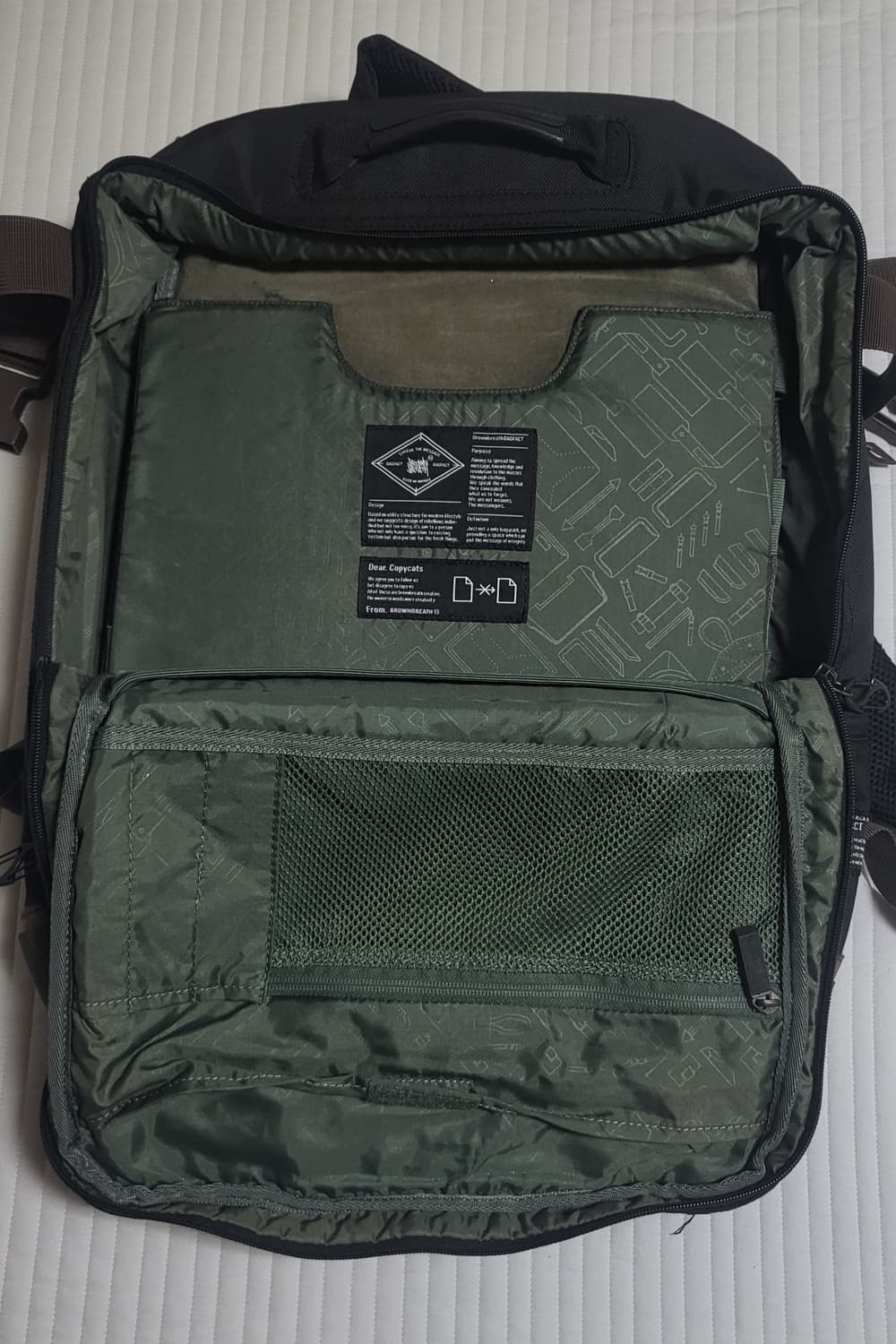 택포)브라운브레스(BROWN BREATH) 데피네이션 백팩 상품이미지3