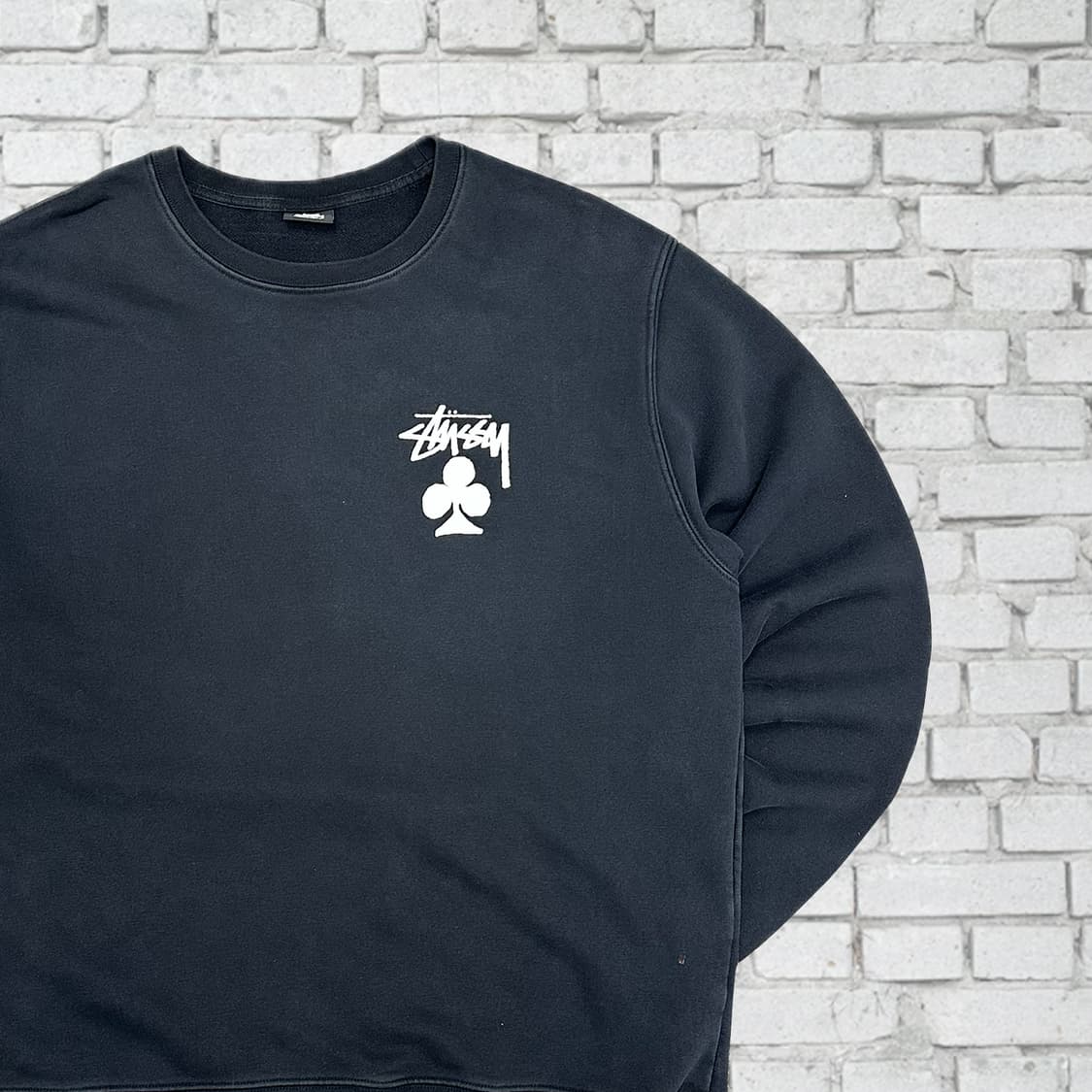 스투시 클로버 빈티지 맨투맨 L 상품이미지1