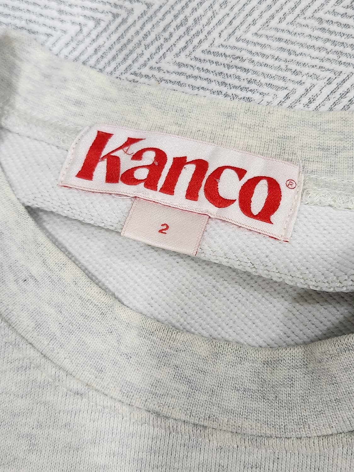 [105] 칸코  맨투맨 티셔츠 2사이즈 95~105사이즈 오트밀 상품이미지6