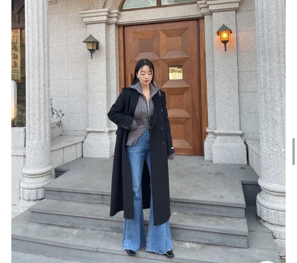 리미리미 핸드메이드 더블코트 상품이미지5