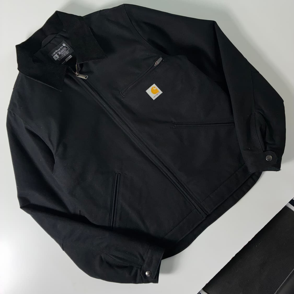 Carhartt  칼하트 디어본 캔버스 디트로이트 블랙 자켓  상품이미지3