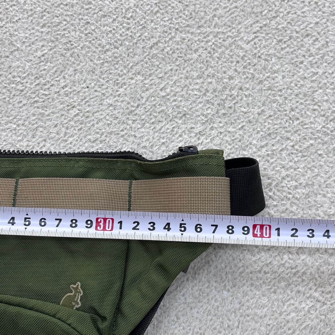 실측확인 캉골 레코드 슬링백 0408E2 상품이미지6