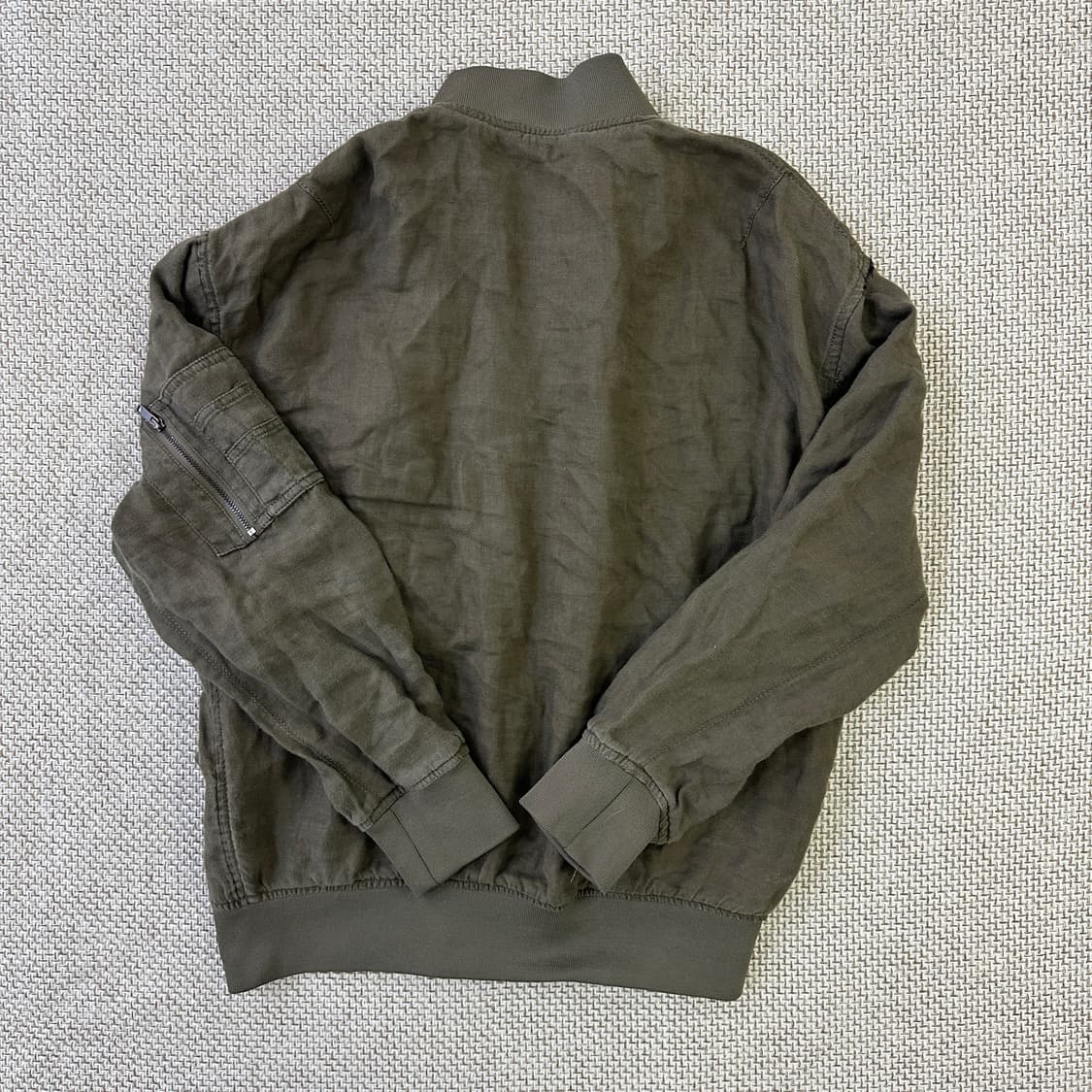 S 자라맨 카키색 야상 자켓 0331D 상품이미지3