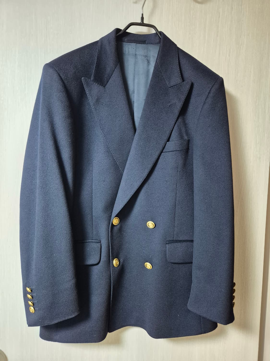 아쿠아스큐텀 캐시미어 더블 브레스트 블레이저 자켓 캐시미어100% 상품이미지1