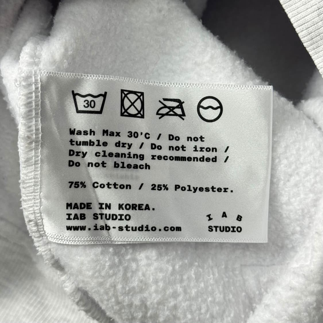 (L) 아이앱 스튜디오 10주년 후드티 그레이 상품이미지7